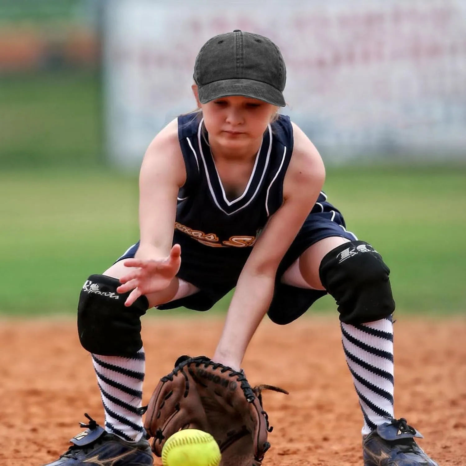 4-Piece Toddler Baseball Cap Set - Washed Cotton, Adjustable Caps for Boys & Girls