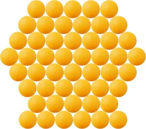40MM Ping Pong Balls, 50 or 80 Pack Assorted Colored Plastic Balls for Beer Pong, Arts and Craft