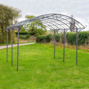 Ascalon Parisienne Gazebo - 'Charcoal'
