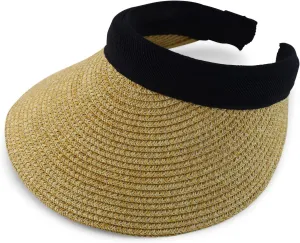 Braided 4 Inch Toyo Brim Clip On Visor with Sweatband