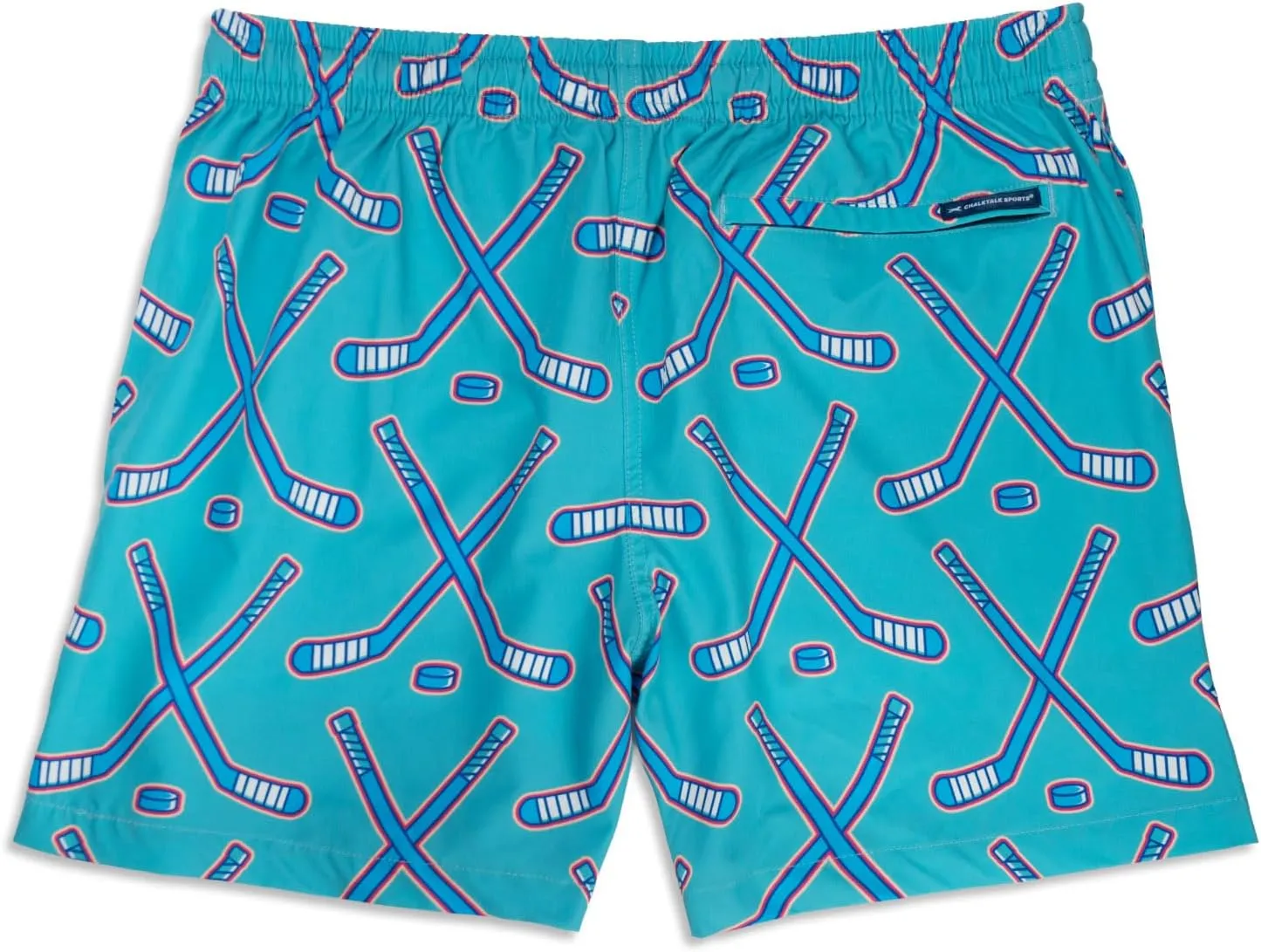 ChalkTalkSPORTS HydroActive Hockey Shorts - Athletic & Swim Trunks - Compression Liner - Hockey Crosscheck - Youth & Adult