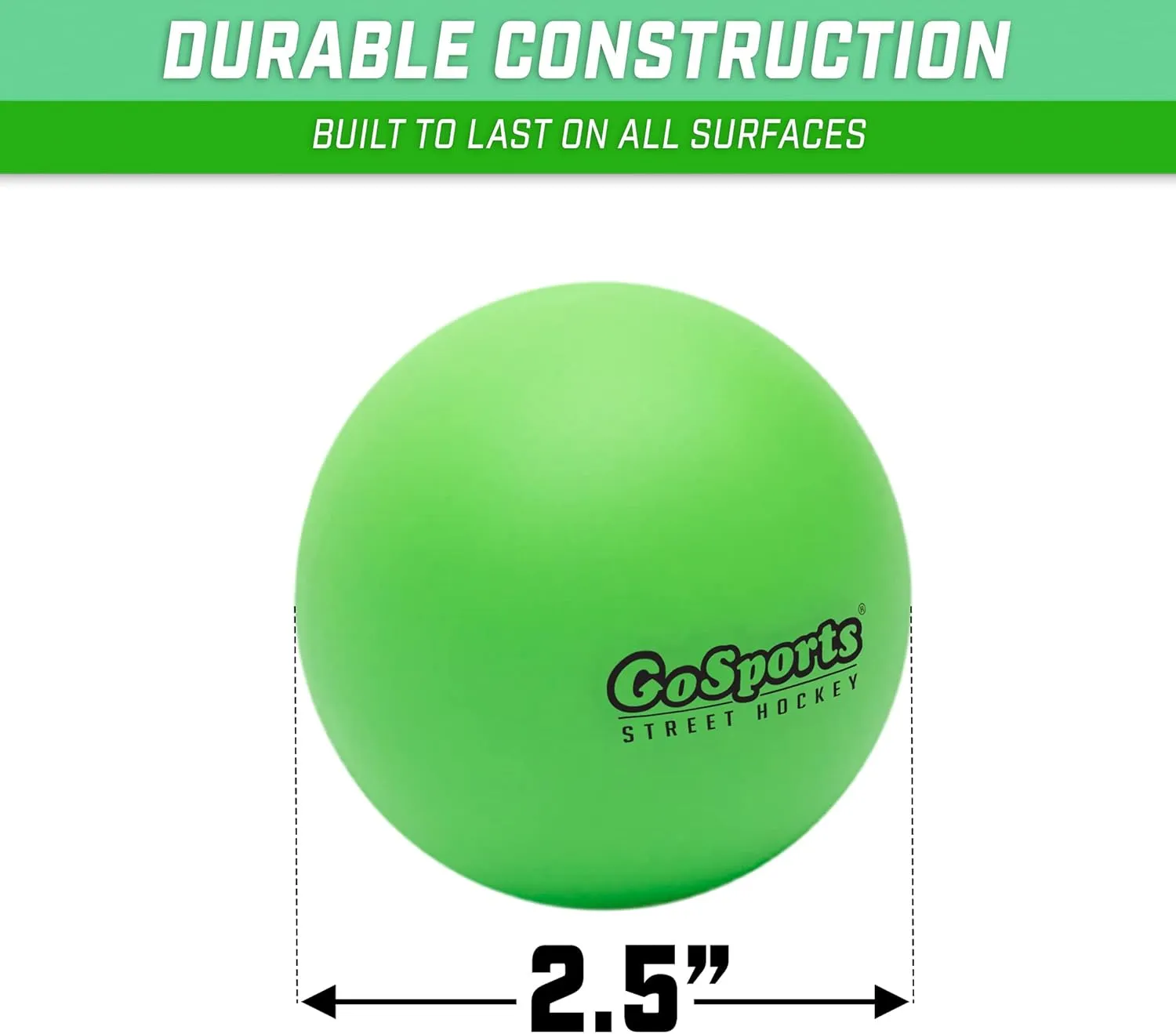 GoSports Street Hockey, Choose Between Street Hockey Goal Set with Sticks, or Street Hockey Sticks (2 Pack)