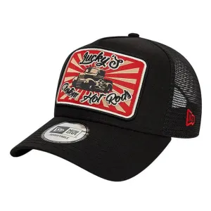 New Era  Accessories Lucky's Customs Black 9FORTY Trucker Adjustable Cap