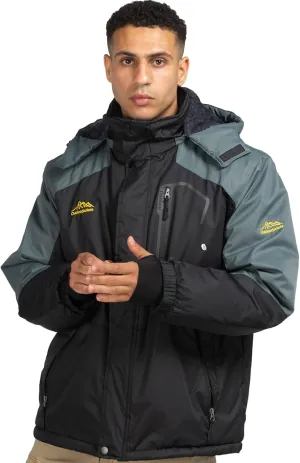 Ski Jacket with Hood for Men Waterproof Snow Winter Coat