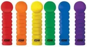 The Zone Weighted Knock Down Targets Set of 6, one of Each Color