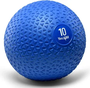 Yes4All Slam Balls, 10-40lb Medicine Ball Weight, Durable PVC Sand Filled Workout Dynamic Medicine Ball for Core Strengthen